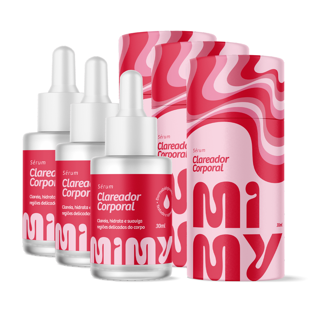 Sérum Clareador Corporal Mimy - 3 Unidades - 90ml